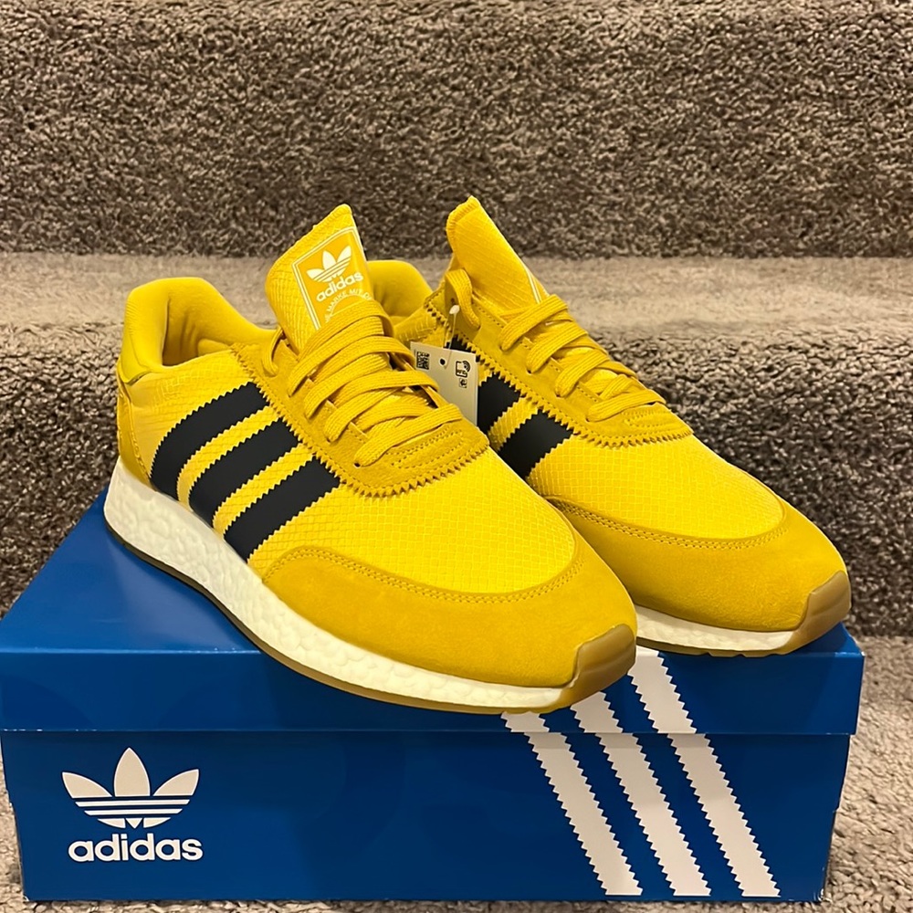 Adidas I-5923 Iniki Boost BD7612 Shoes Sneakers new yellow blue Men’s Sizes